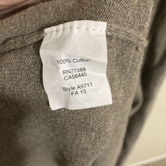 J Crew Sweater Mens Large 1/4 Zip  Grey Long Sleeve Pullover Casual Machine Wash - Picture 4 of 9